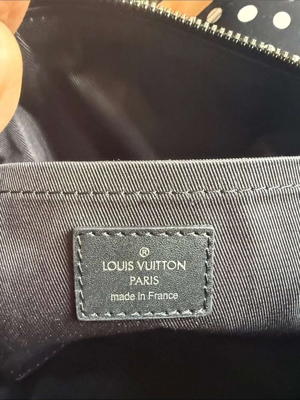 Designer INSPIRED  lvBlack Monogram Eclipse Messenger Bag with Adjustable Strap